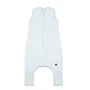 Sac de dormit, MimiNu, Premium, Cu picioruse, De iarna, Din bumbac interlock certificat Oeko Tex Standard 100, Cu fermoar, 1 - 2.5 ani, S, Soft Blue - 1