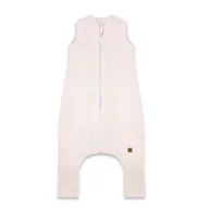 Sac de dormit, MimiNu, Premium, Cu picioruse, De iarna, Din bumbac interlock certificat Oeko Tex Standard 100, Cu fermoar, 1 - 2.5 ani, S, Soft Powder Pink
