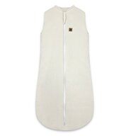 Sac de dormit, MimiNu, Premium, Din bumbac interlock, Materiale certificate Oeko Tex Standard 100, Cu fermoar, 3 - 12 luni, 2.5 Tog, Soft Beige