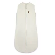 Sac de dormit, MimiNu, Premium, Din bumbac interlock, Materiale certificate Oeko Tex Standard 100, Cu fermoar, 3 - 12 luni, 2.5 Tog, Soft Beige