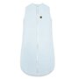 Sac de dormit, MimiNu, Premium, Din bumbac interlock, Materiale certificate Oeko Tex Standard 100, Cu fermoar, 3 - 12 luni, 2.5 Tog, Soft Blue