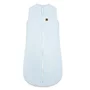Sac de dormit, MimiNu, Premium, Din bumbac interlock, Materiale certificate Oeko Tex Standard 100, Cu fermoar, 3 - 12 luni, 2.5 Tog, Soft Blue