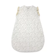 Sac de dormit, MimiNu, Premium, Pentru bebelusi, De iarna, Din bumbac certificat Oeko Tex Standard 100, Cu dantela si volan, 70 cm, 2.5 Tog, Meadow