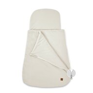 Sac de dormit multifunctional, MimiNu, Pentru patut, landou sau cosulet, Din bumbac interlock, Materiale certificate Oeko Tex Standard 100, Soft Beige