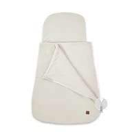 Sac de dormit multifunctional, MimiNu, Pentru patut, landou sau cosulet, Din bumbac interlock, Materiale certificate Oeko Tex Standard 100, Soft Beige