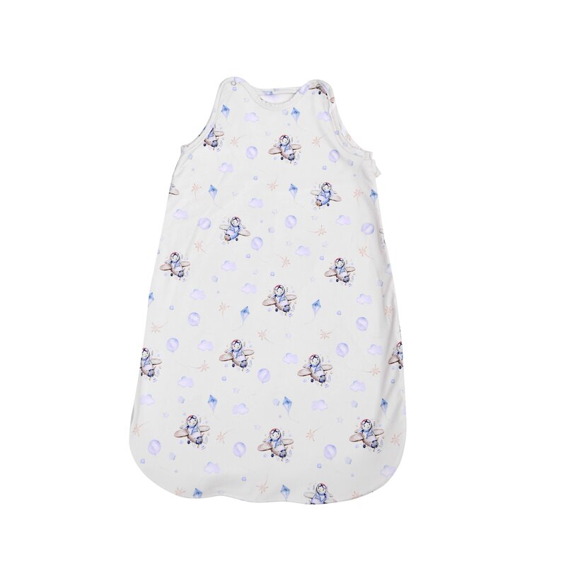 Lorelli - sac de dormit fara maneci , aeroplane, pentru copii cu inaltimea maxima de 95 cm, pentru toamna/iarna, din bumbac, albastru