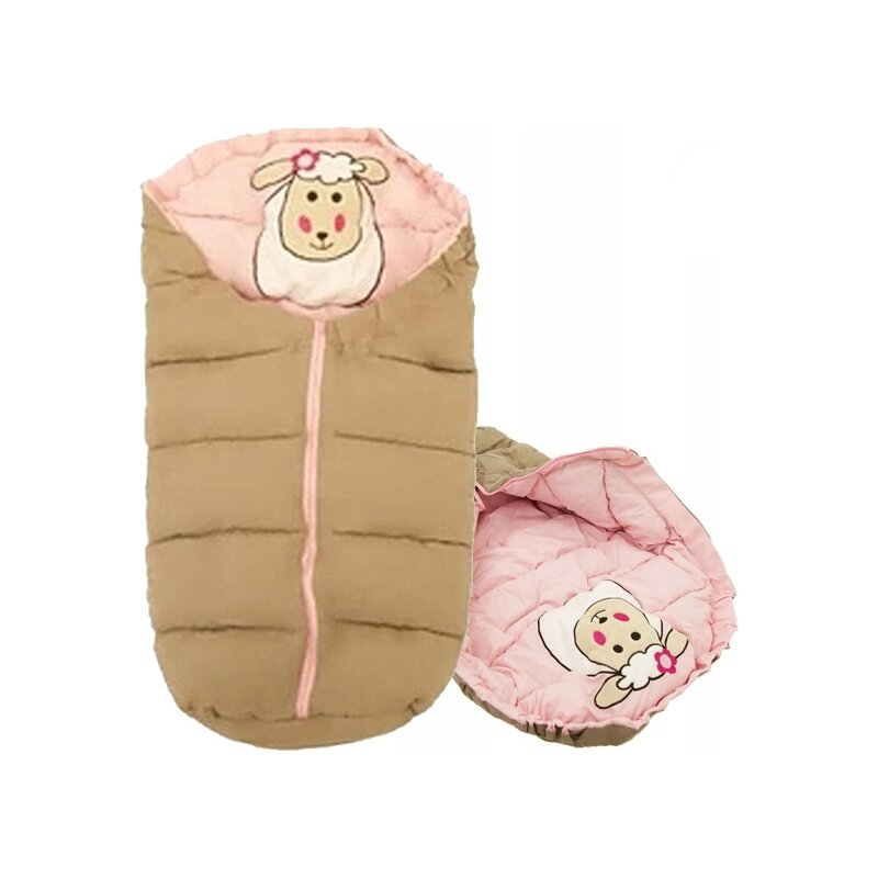 Tutumi - sac de iarna 4 in 1 oita, bej/roz