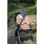 Babyly - Sac de iarna copii carucior   sanie universal impermeabil footmuff Velvet interior calduros Teddy, Premium XS 85 cm Bej - 6