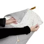 Sac de iarna cu gluga, Jane, Mims Plus, Pentru carucior si scoica auto, 88 x 43 cm, Inchidere cu nasturi si fermoar, Botanic - 4