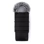 Sac de iarna, Feedo, Multifunctional, 3 in 1, Pentru carucior, landou sau scaun auto, Fermoar care permite scurtarea dimensiunii, Cu snur, 110 cm, 0-3 ani, Black - 1