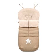 Sac de iarna, Jane, Nest, Pentru carucior, Universal, 95 x 46 cm, Material interior din fleece, Sesame