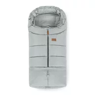 Sac de iarna, Petite&Mars, Jibot, Pentru carucior, landou sau scaun auto, 100x48 cm, Impermeabil, Cu elemente reflectorizante, Extensibil, 3 in 1, Quiet Grey