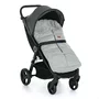 Sac de iarna, Petite&Mars, Jibot, Pentru carucior, landou sau scaun auto, 100x48 cm, Impermeabil, Cu elemente reflectorizante, Extensibil, 3 in 1, Quiet Grey - 2