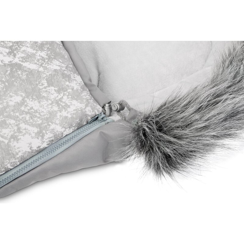 Sensillo - sac de iarna olaf fleece 100x45 cm gri deschis