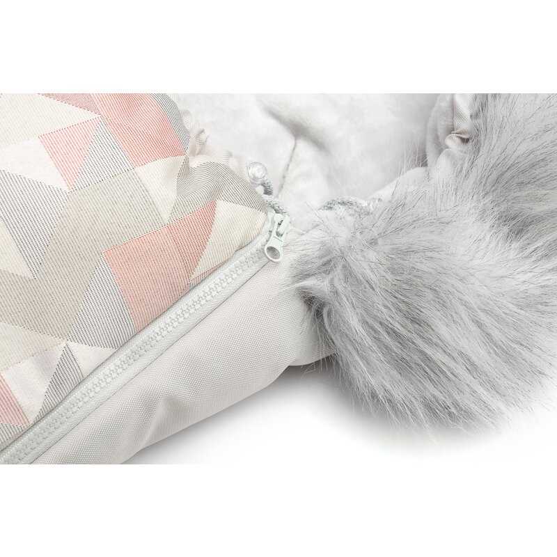 Sensillo - sac de iarna olaf fleece 100x45 cm roz/mozaic