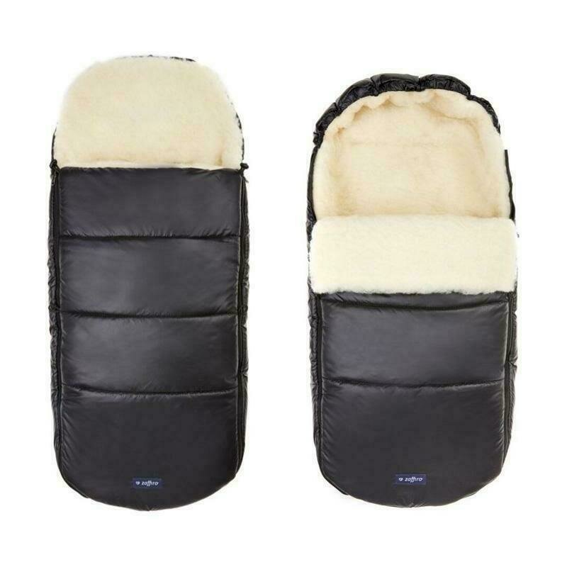 Womar zaffiro - sac de iarna vintro pastel, lana oaie, negru