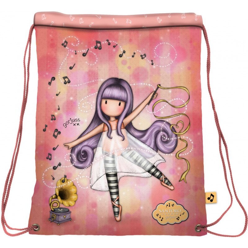 Saculet cu snur gorjuss melodies little dancer