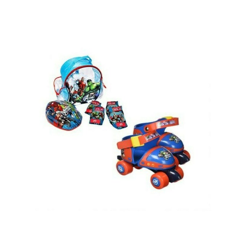 Saica - set patine cu rotile reglabile avengers marime 24-29