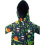 KidsCare - Salopeta impermeabila pentru copii Kidscare, cu protectie la vant si apa cu imprimeu Dinozauri - marime 122 - 5