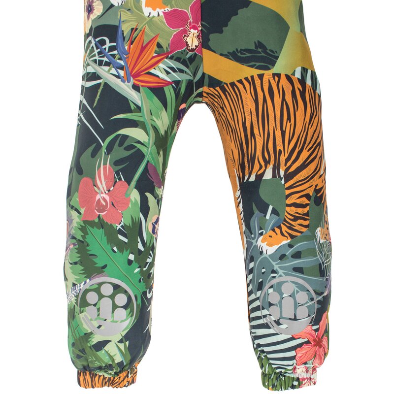 Kidscare - salopeta impermeabila pentru copii , cu protectie la vant si apa cu imprimeu jungla - marime 110