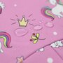KidsCare - Salopeta impermeabila pentru copii Kidscare, cu protectie la vant si apa cu imprimeu Unicorni - marime 98 - 5