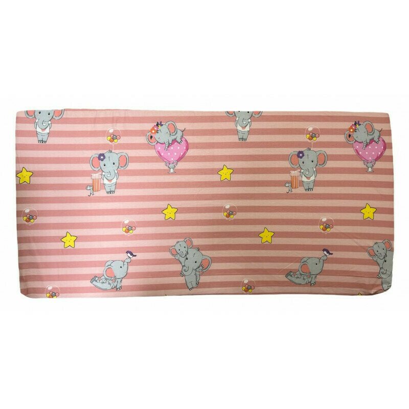 Kreis design - saltea basic cu animalute 120/60/4 cm. , pink