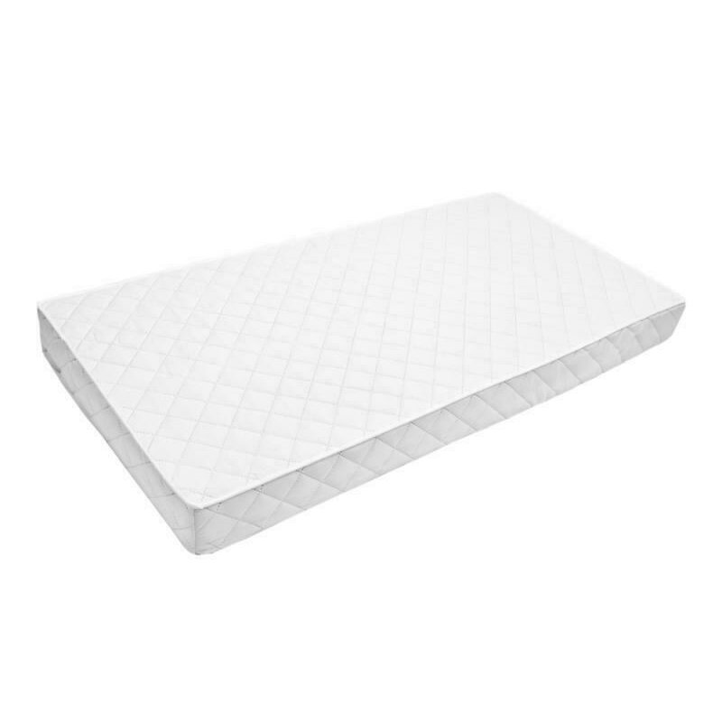 Mykids - saltea pentru patut relax din microfibra, 140x70 cm, 8 cm spuma, alb