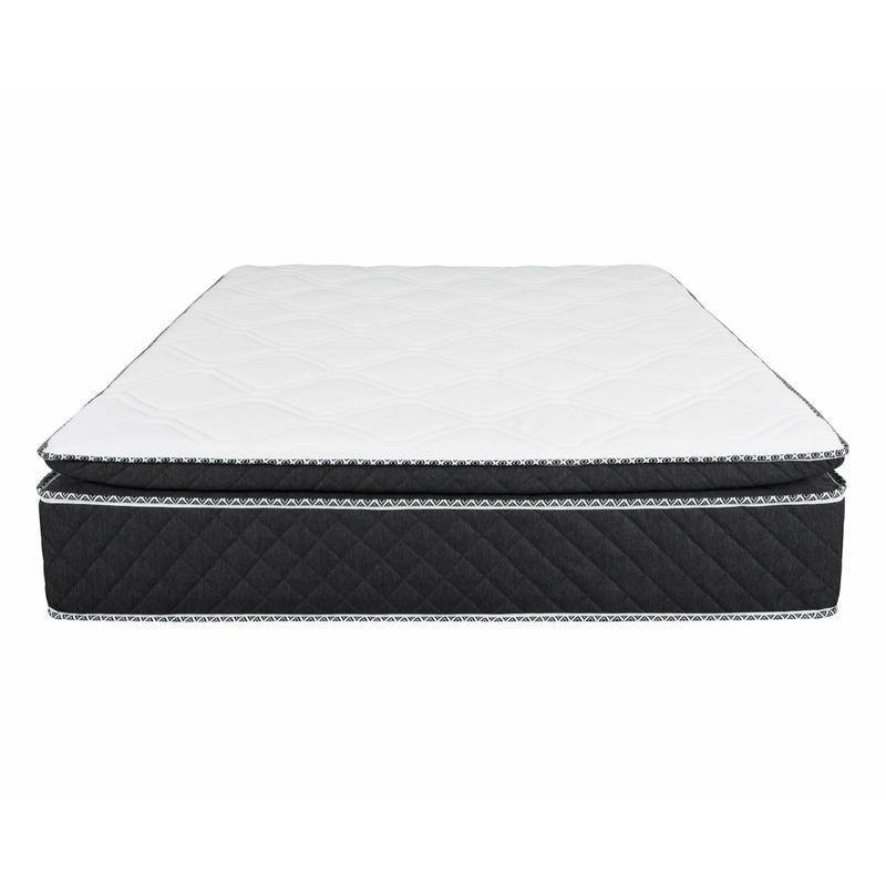 Saltea cu arcuri si memorie somnexpert top confort 140x200x30, fermitate mediu-tare, cu topper integrat, cu manere