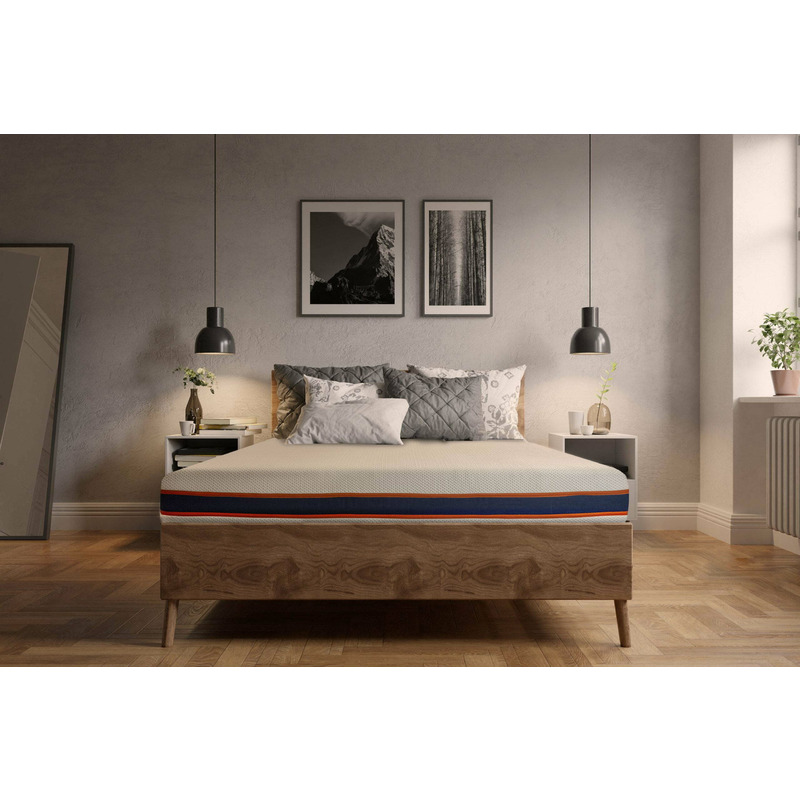 Saltea cu memorie și arcuri individuale somnexpert aircool hd pocket spring 160x190, înălțime 24 cm, husă detașabilă, fermitate medie