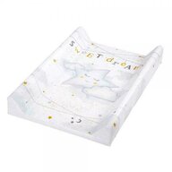 Klups - Saltea de infasat bebe cu intaritura My Star , 47x69,7 cm , Yellow