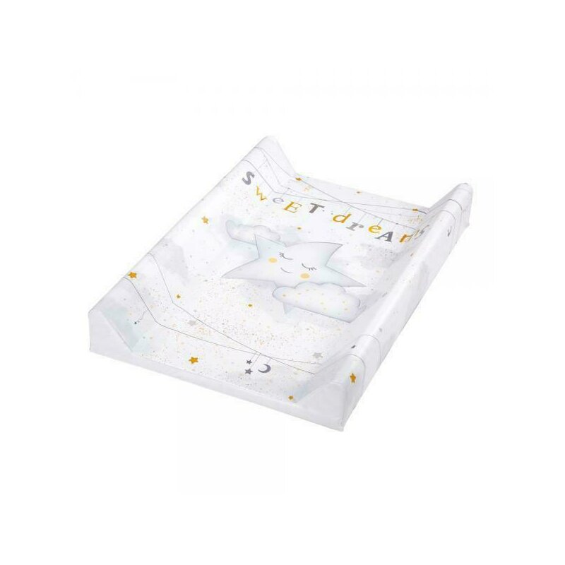 Klups - Saltea de infasat bebe cu intaritura My Star , 47x69,7 cm , Yellow