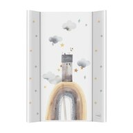 Saltea de infasat, Ceba Baby, Basic, Cu Intaritura, 70x50 cm, Suprafata impermeabila, Pentru comode de infasat sau patuturi, Fara ftalati, 0 luni+, Rainbow Home