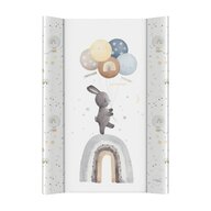 Saltea de infasat, Ceba Baby, Basic, Cu Intaritura, 70x50 cm, Suprafata impermeabila, Pentru comode de infasat sau patuturi, Fara ftalati, 0 luni+, Rainbow Walk