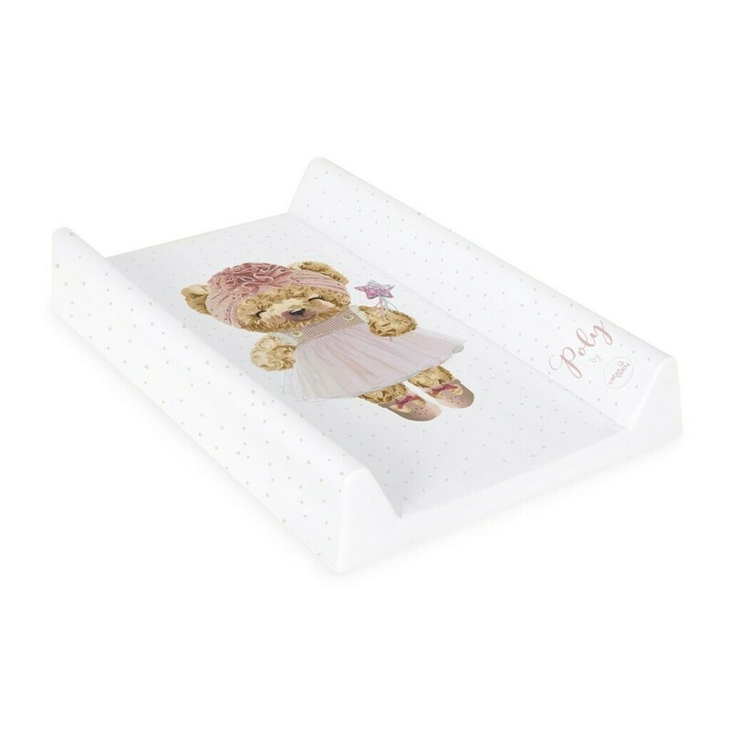 Saltea de infasat, Ceba Baby, Confort, 50x70 cm, Atasabila la patut, Fara BPA, 0 luni+, Fluffy Puffy Poly, Resigilat
