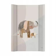 Saltea de infasat, Ceba Baby, Cu Intaritura, Pentru comode, masute de infasat si patuturi,  50x70 cm, Fara BPA, Certificata Oeko-Tex Standard 100, 0 luni+, Ultra Light Cosy Hippo