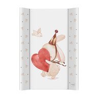 Saltea de infasat, Ceba Baby, Cu Intaritura, Pentru comode, masute de infasat si patuturi,  50x70 cm, Fara BPA, Certificata Oeko-Tex Standard 100, 0 luni+, Ultra Light Pierrot