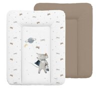 Saltea de infasat, Ceba Baby, Moale, 70 x 50 cm, Suprafata impermeabila, Pentru comode de infasat sau suprafete plane, Fara ftalati, 0 luni+, Cosmic Mouse