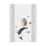 Saltea de infasat, Ceba Baby, Moale, 70 x 50 cm, Suprafata impermeabila, Pentru comode de infasat sau suprafete plane, Fara ftalati, 0 luni+, Hedgehog the Dreamer