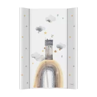 Saltea de infasat, Ceba Baby, Moale, 70 x 50 cm, Suprafata impermeabila, Pentru comode de infasat sau suprafete plane, Fara ftalati, 0 luni+, Rainbow Home