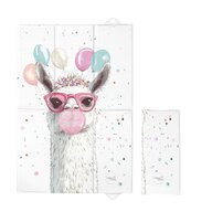 Saltea de infasat, Ceba Baby, Pliabila, 60 x 40 cm, Crazy Lama
