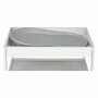 Saltea de infasat, FreeON, Prestige, Moale, Utilizabila si fara husa, Design ergonomic, Spuma PU, 70x44.5x11 cm, Fara BPA, 0 luni+, Grey - 5