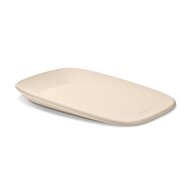 Saltea de infasat, Nattou, Softy, Moale, Utilizabil si fara husa, Design ergonomic, Spuma PU, 70x50x10 cm, Fara BPA, 0 luni+, Beige