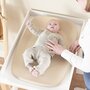 Saltea de infasat, Nattou, Softy, Moale, Utilizabil si fara husa, Design ergonomic, Spuma PU, 70x50x10 cm, Fara BPA, 0 luni+, Beige - 10