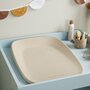 Saltea de infasat, Nattou, Softy, Moale, Utilizabil si fara husa, Design ergonomic, Spuma PU, 70x50x10 cm, Fara BPA, 0 luni+, Beige - 17
