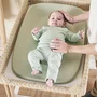 Saltea de infasat, Nattou, Softy, Moale, Utilizabil si fara husa, Design ergonomic, Spuma PU, 70x50x10 cm, Fara BPA, 0 luni+, Green - 4