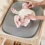 Saltea de infasat, Nattou, Softy, Moale, Utilizabil si fara husa, Design ergonomic, Spuma PU, 70x50x10 cm, Fara BPA, 0 luni+, Gri - 12