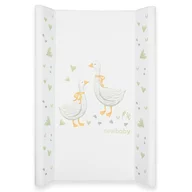 Saltea de infasat, New Baby, Goose, 50x70, Din material plastic rezistent la apa, Fara substante nocive, 0 luni+, White