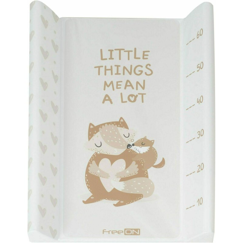 Saltea de infasat cu taliometru, Soft Love, FreeON, 70 x 50 cm, Foxy