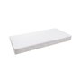 MyKids - Saltea pentru patut Bumbacel din Bumbac, 120x60 cm, 10 cm Cocos-Spuma-Cocos-Bumbac, Alb - 2