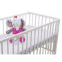 MyKids - Saltea pentru patut Standard II din Bumbac, 120x60 cm, 7 cm Cocos-Spuma-Cocos, Alb - 3